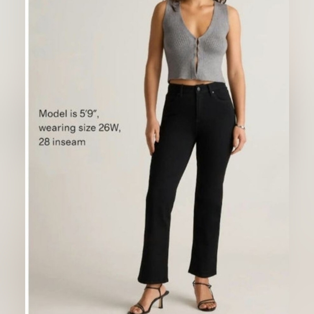 Quince Bella Strerch Straight Jeans, 28
